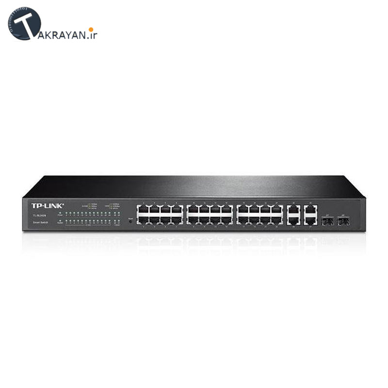 TP-LINK TL-SL2428 24-Port 10100Mbps 4-Port Gigabit Web Smart Switch 1
